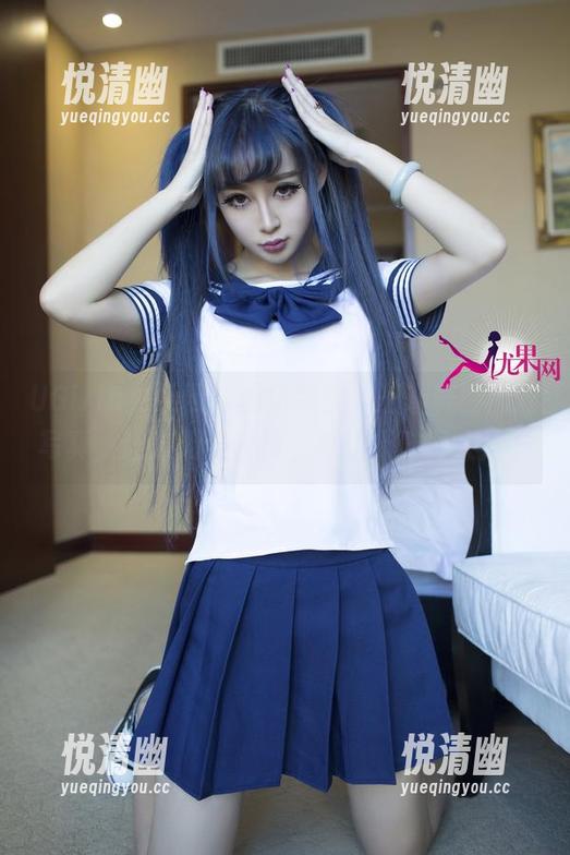 UGirls尤果网 - 画风突变，王谨轩的肉丝写真，让人无法自拔，真让人脑洞大开！-悦清幽