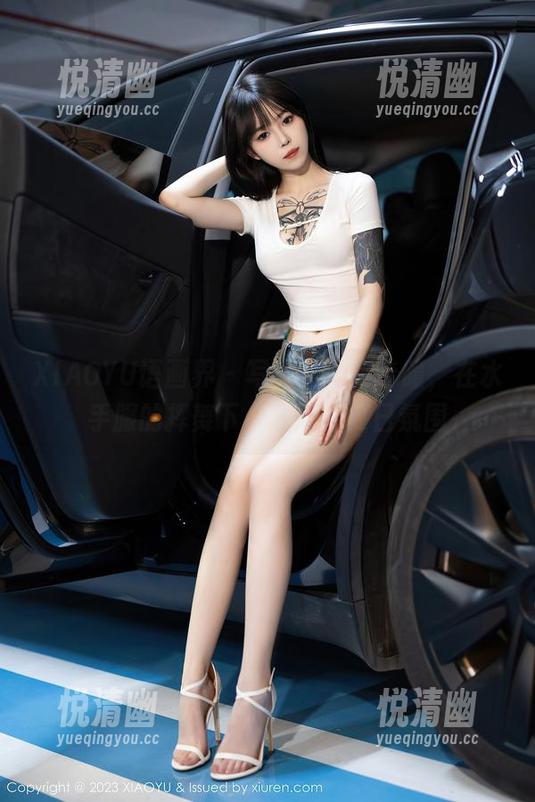 XIAOYU语画界 - 写真里的月音瞳，在水手服的挥舞下，满满的夏日氛围-悦清幽