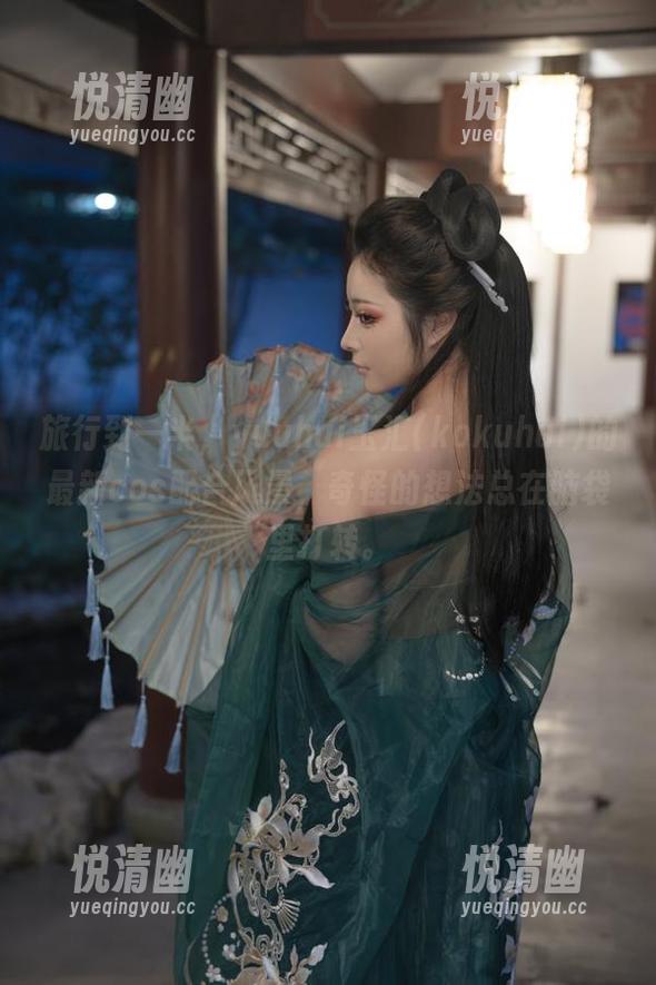 旅行到一半，yuuhui玉汇(kokuhui)的最新cos配合风景，奇怪的想法总在脑袋里打转。-悦清幽