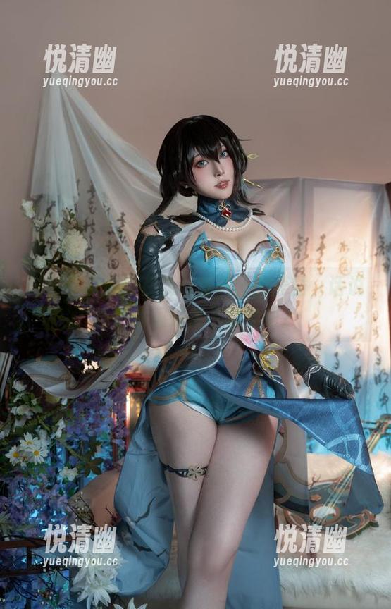 夏夏子带你看在线八重神子的美图，话说她的衣服好像不够穿吧？-悦清幽