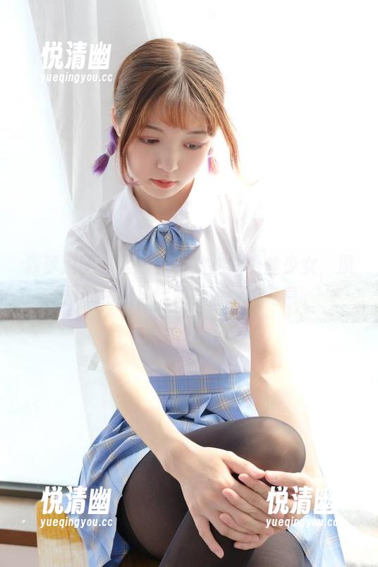 森萝财团 - 吸吸大方放送的白丝少女，原图带你感受这种小清新的气息。-悦清幽