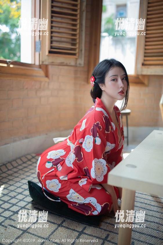 秀人网 - 在绮里嘉ula的短裙里，魅力无法抑制的写真合集-悦清幽