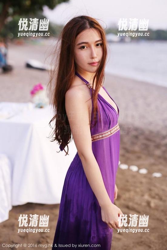 美媛馆 - Abby王乔恩白裙私拍图集，晒出那些“我很纯”，谁敢信？-悦清幽