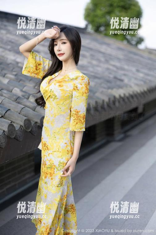 语画界 - 乔漫妮mina的定制写真，穿上体操服，感觉自己连翻跟斗都不用费劲了，哈哈！-悦清幽